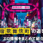 新宿のエロスポットはここだ！歌舞伎町の遊び方と注意点まとめ